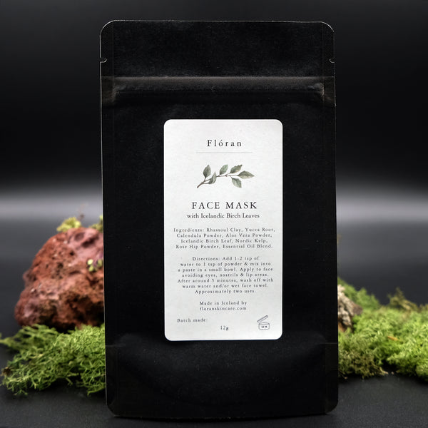 Face Mask with Icelandic Birch