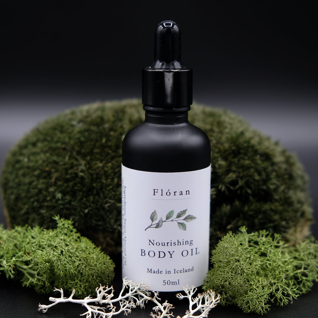 nourishing body oil — marble & milkweed